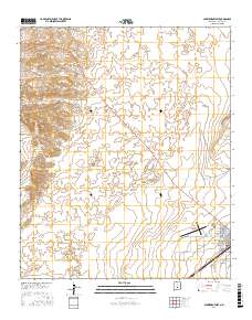 Carrizozo West 2017 topographic map thumbnail