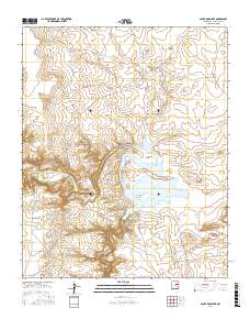 Santa Rosa Lake 2017 topographic map thumbnail