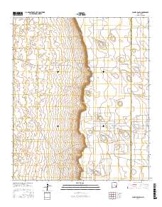 Caudill Ranch 2017 topographic map thumbnail