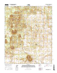 Cerro Brillante 2017 topographic map thumbnail