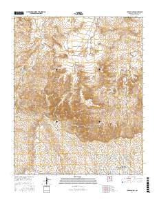 Cerro Conejo 2017 topographic map thumbnail