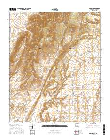 Cerro Montoso 2017 topographic map thumbnail
