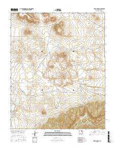 Cerro Negro 2017 topographic map thumbnail