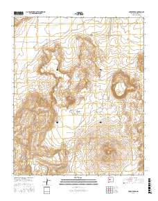 Cerro Verde 2017 topographic map thumbnail