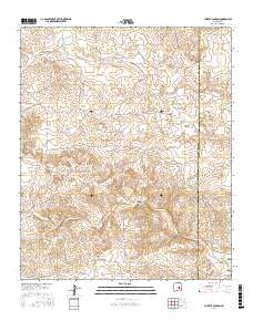 Chivata Canyon 2017 topographic map thumbnail