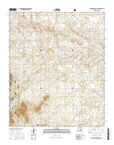 Chupadero Mountain 2017 topographic map thumbnail