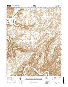 Alcove Canyon 2017 topographic map thumbnail