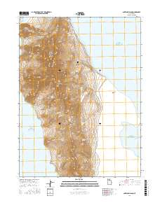 Antelope Island 2017 topographic map thumbnail