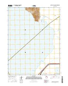 Antelope Island South 2017 topographic map thumbnail