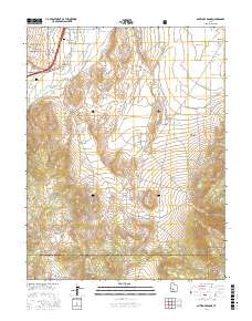 Antelope Range 2017 topographic map thumbnail