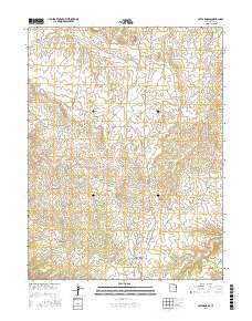 Bates Knolls 2017 topographic map thumbnail