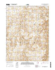 Big Pack Mountain NE 2017 topographic map thumbnail