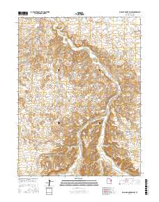 Big Pack Mountain NW 2017 topographic map thumbnail