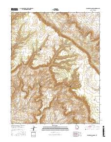 Blackburn Canyon 2017 topographic map thumbnail