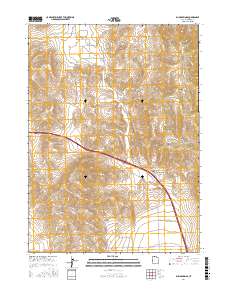 Blind Springs 2017 topographic map thumbnail