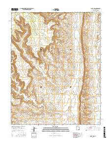 Bluff NW 2017 topographic map thumbnail