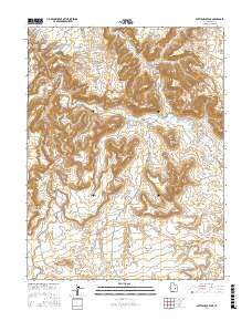 Bottleneck Peak 2017 topographic map thumbnail