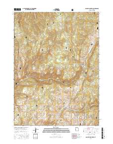 Boulder Mountain 2017 topographic map thumbnail