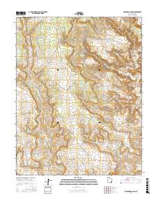Bradford Canyon 2017 topographic map thumbnail