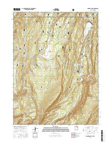 Bridger Lake 2017 topographic map thumbnail