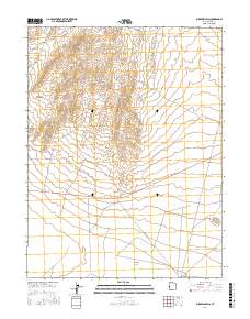 Buckskin Hills 2017 topographic map thumbnail