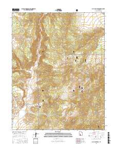 Bull Rush Peak 2017 topographic map thumbnail