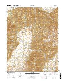 Burnt Peak 2017 topographic map thumbnail