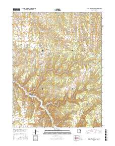 Burnt Timber Canyon 2017 topographic map thumbnail