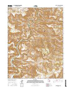 Butler Canyon 2017 topographic map thumbnail