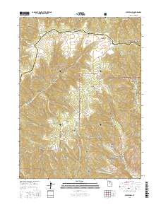 Bybee Knoll 2017 topographic map thumbnail