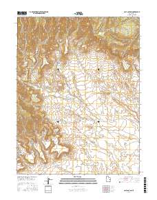 Calf Canyon 2017 topographic map thumbnail