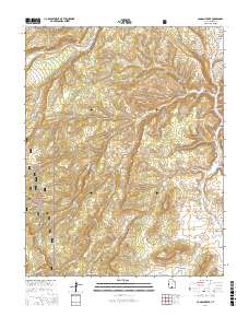 Canaan Creek 2017 topographic map thumbnail