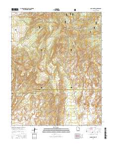 Canaan Peak 2017 topographic map thumbnail