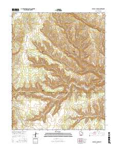 Carcass Canyon 2017 topographic map thumbnail