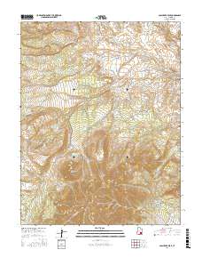 Cass Creek Peak 2017 topographic map thumbnail