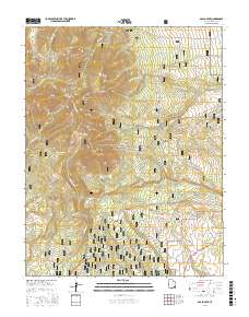 Abajo Peak 2017 topographic map thumbnail