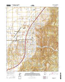 Cedar City 2017 topographic map thumbnail