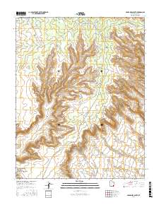Cedar Mesa South 2017 topographic map thumbnail