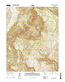 Cedar Mountain 2017 topographic map thumbnail