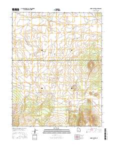 Cinder Crater 2017 topographic map thumbnail