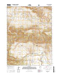 Clay Basin 2017 topographic map thumbnail