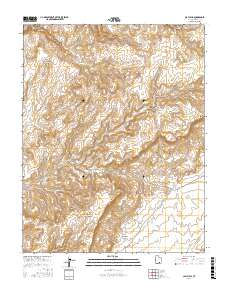 Clay Hills 2017 topographic map thumbnail