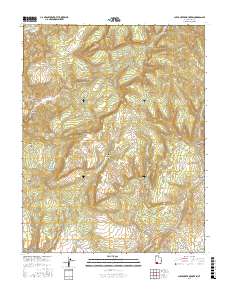 Clear Creek Mountain 2017 topographic map thumbnail