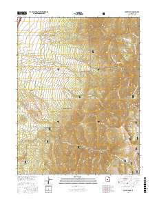 Coffee Peak 2017 topographic map thumbnail