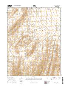 Cowboy Pass 2017 topographic map thumbnail