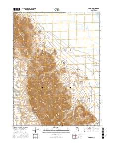Craner Peak 2017 topographic map thumbnail