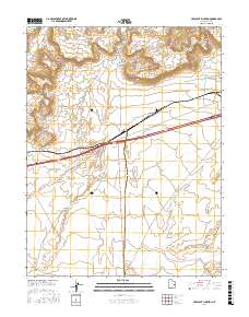 Crescent Junction 2017 topographic map thumbnail