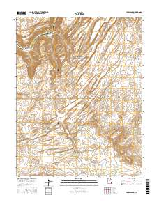 Cross Canyon 2017 topographic map thumbnail