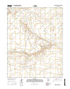 Crows Nest Spring 2017 topographic map thumbnail