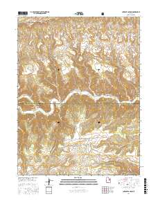 Currant Canyon 2017 topographic map thumbnail